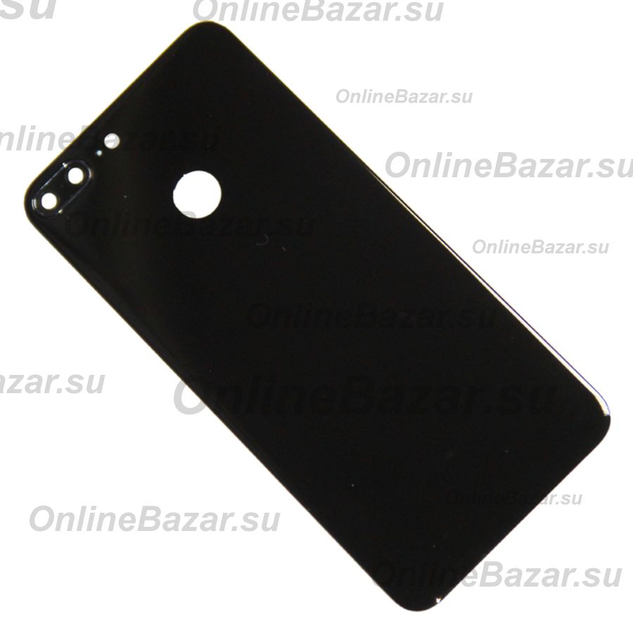 Задняя крышка для Huawei Honor 9 Lite со стеклом камеры <черный> (оригинал) ― Nsk.OnlineBazar.su