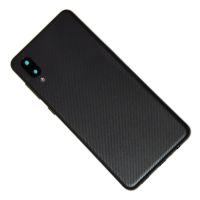 Задняя крышка для Samsung SM-A022F (Galaxy A02) со стеклом камеры <черный> ― Nsk.OnlineBazar.su