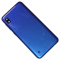 Задняя крышка для Samsung SM-A105F (Galaxy A10) со стеклом камеры <синий> ― Nsk.OnlineBazar.su
