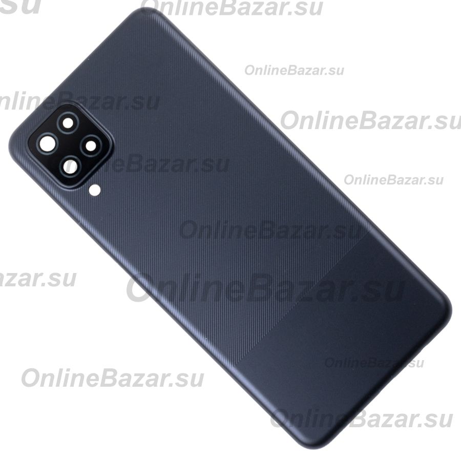 Задняя крышка для Samsung SM-A127F (Galaxy A12 Nacho) <черный> (премиум) ― Nsk.OnlineBazar.su
