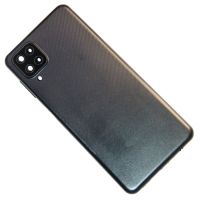Задняя крышка для Samsung SM-A127F (Galaxy A12 Nacho) со стеклом камеры <черный> ― Nsk.OnlineBazar.su