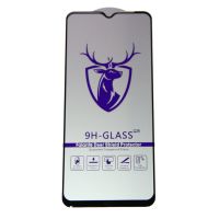 Защитное стекло для Samsung SM-A035F (Galaxy A03) (2,5D/закаленное, полная наклейка) <черный> в блистере ― Nsk.OnlineBazar.su