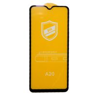 Защитное стекло для Samsung SM-A505F (Galaxy A50) (2.5D/закаленное, полная наклейка) <черный> в блистере ― Nsk.OnlineBazar.su