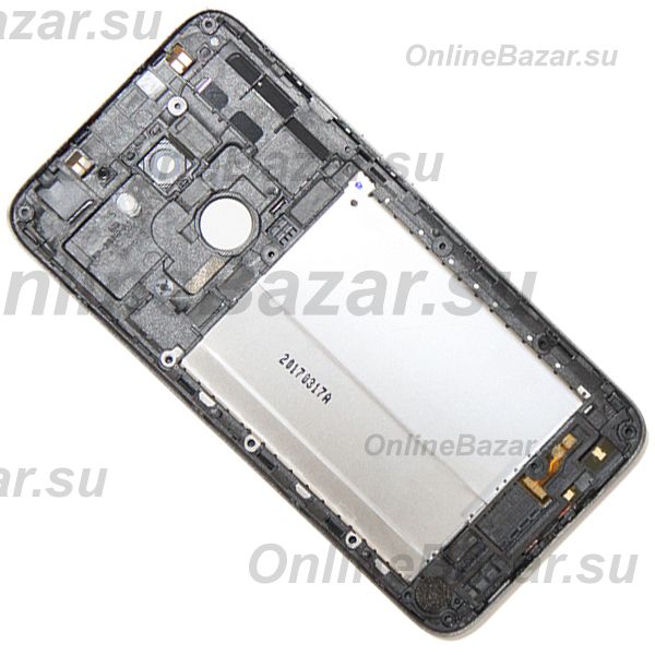 Корпус для Alcatel OT 5046D (One Touch A3) без рамки дисплея <черный> (оригинал)  ― Nsk.OnlineBazar.su