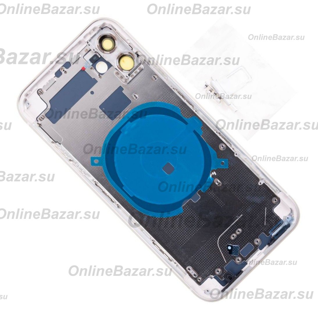 Корпус для Apple iPhone 11 (1 Sim) <белый> (оригинал) ― Nsk.OnlineBazar.su