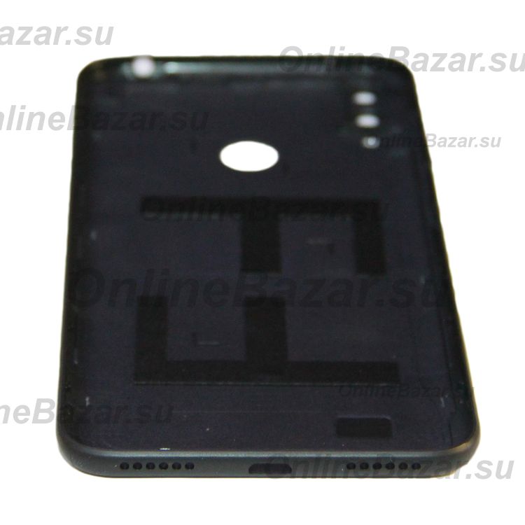 Задняя крышка для Huawei Enjoy 9 со стеклом камеры <черный> ― Nsk.OnlineBazar.su