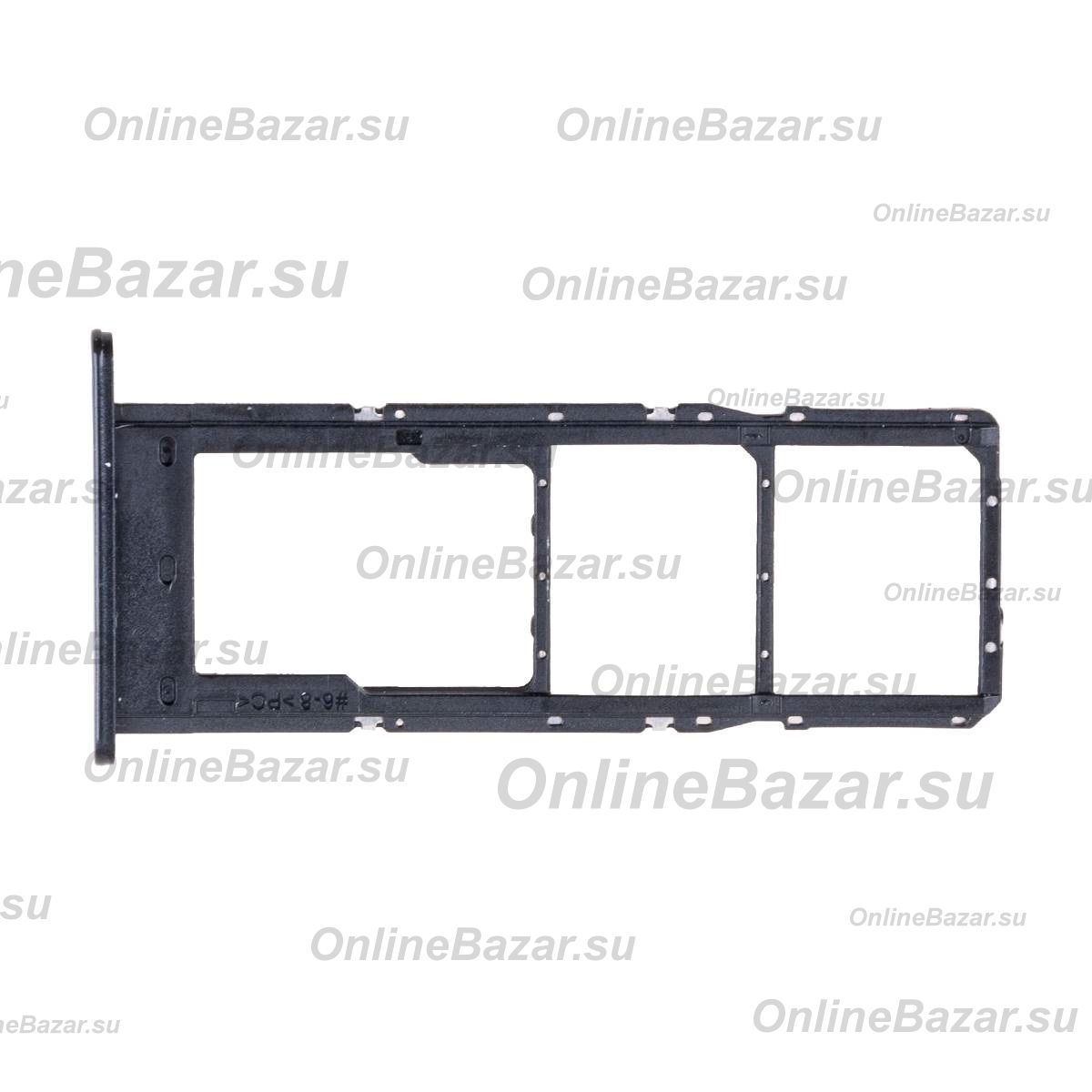 Лоток Sim-карты для Samsung SM-A146B (Galaxy A14 5G) и карты памяти <черный> ― Nsk.OnlineBazar.su