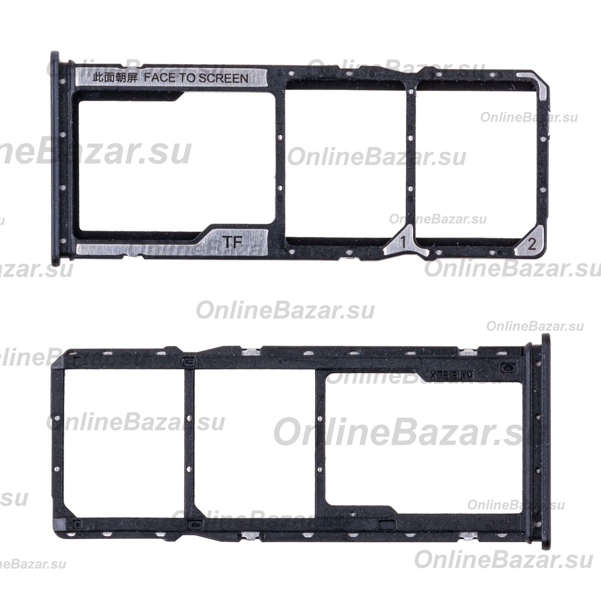 Лоток Sim-карты для Xiaomi 2201117SY <черный> ― Nsk.OnlineBazar.su