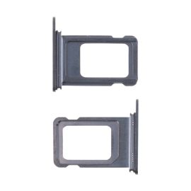 Лоток sim-карты для Apple iPhone 15 Pro Max (1 Sim) <черный>