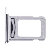 Лоток sim-карты для Apple iPhone 15 Pro Max (2 Sim) <белый> ― Nsk.OnlineBazar.su