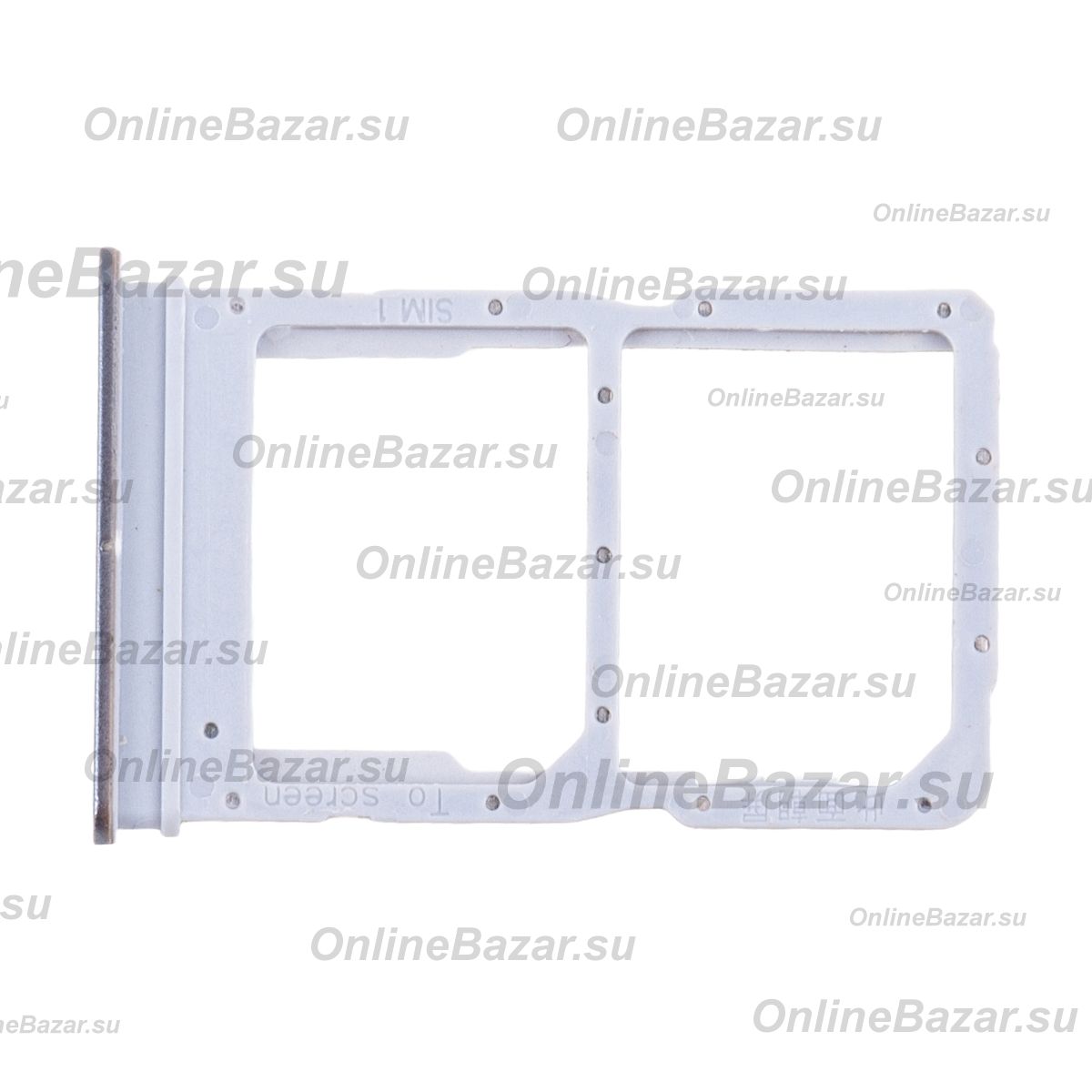 Лоток sim-карты для Honor X8a (CRT-LX1) и карты памяти <серебристый> ― Nsk.OnlineBazar.su