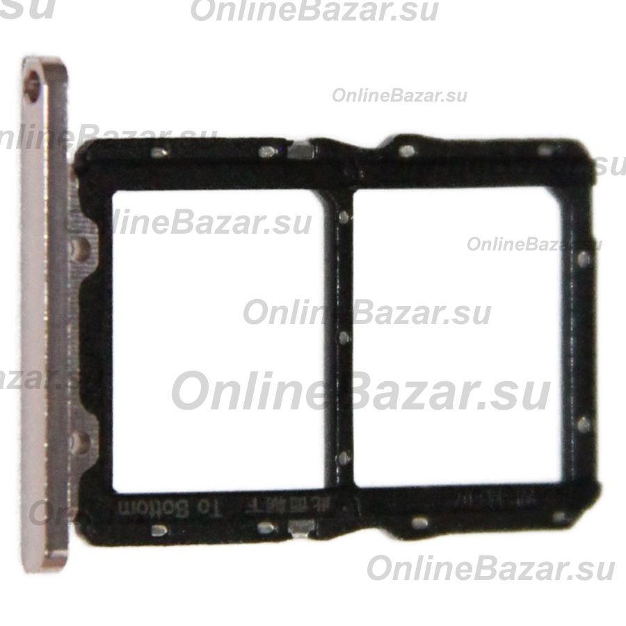 Лоток sim-карты для Honor 20 (YAL-L21) и карты памяти <серебро> ― Nsk.OnlineBazar.su