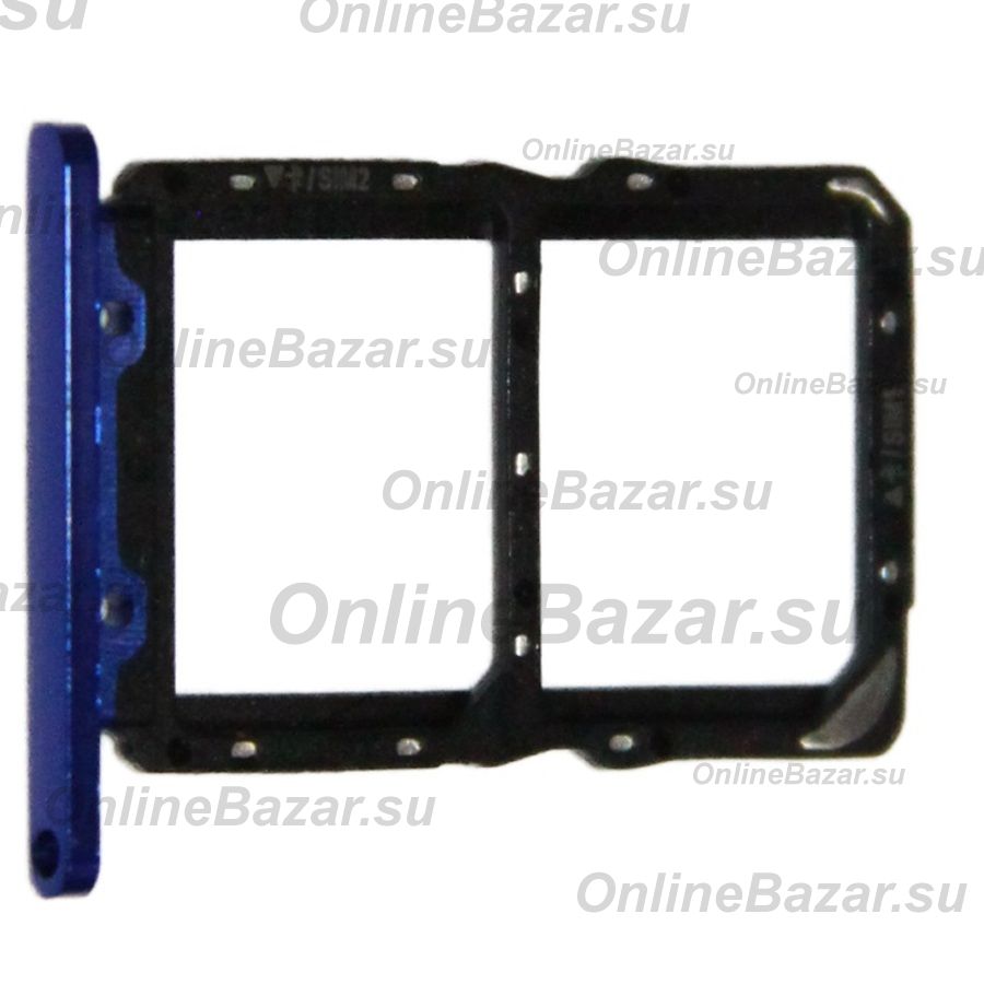 Лоток sim-карты для Honor 20 (YAL-L21) и карты памяти <голубой> ― Nsk.OnlineBazar.su