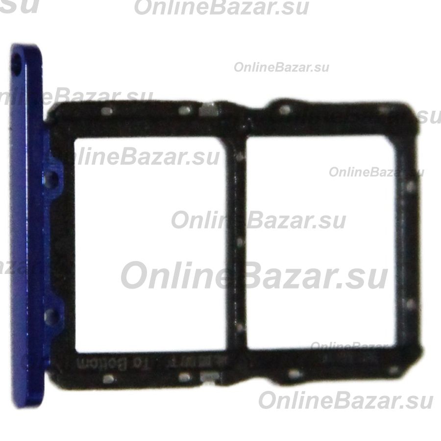 Лоток sim-карты для Honor 20 (YAL-L21) и карты памяти <голубой> ― Nsk.OnlineBazar.su