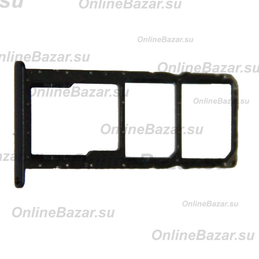 Лоток sim-карты для Honor 8X (JSN-L21) и карты памяти <черный> ― Nsk.OnlineBazar.su
