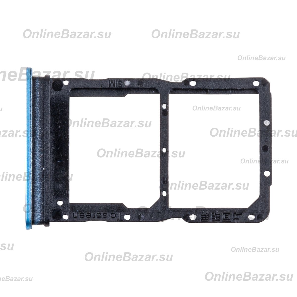 Лоток sim-карты для Honor 90 Lite (CRT-LX1) и карты памяти <голубой> ― Nsk.OnlineBazar.su