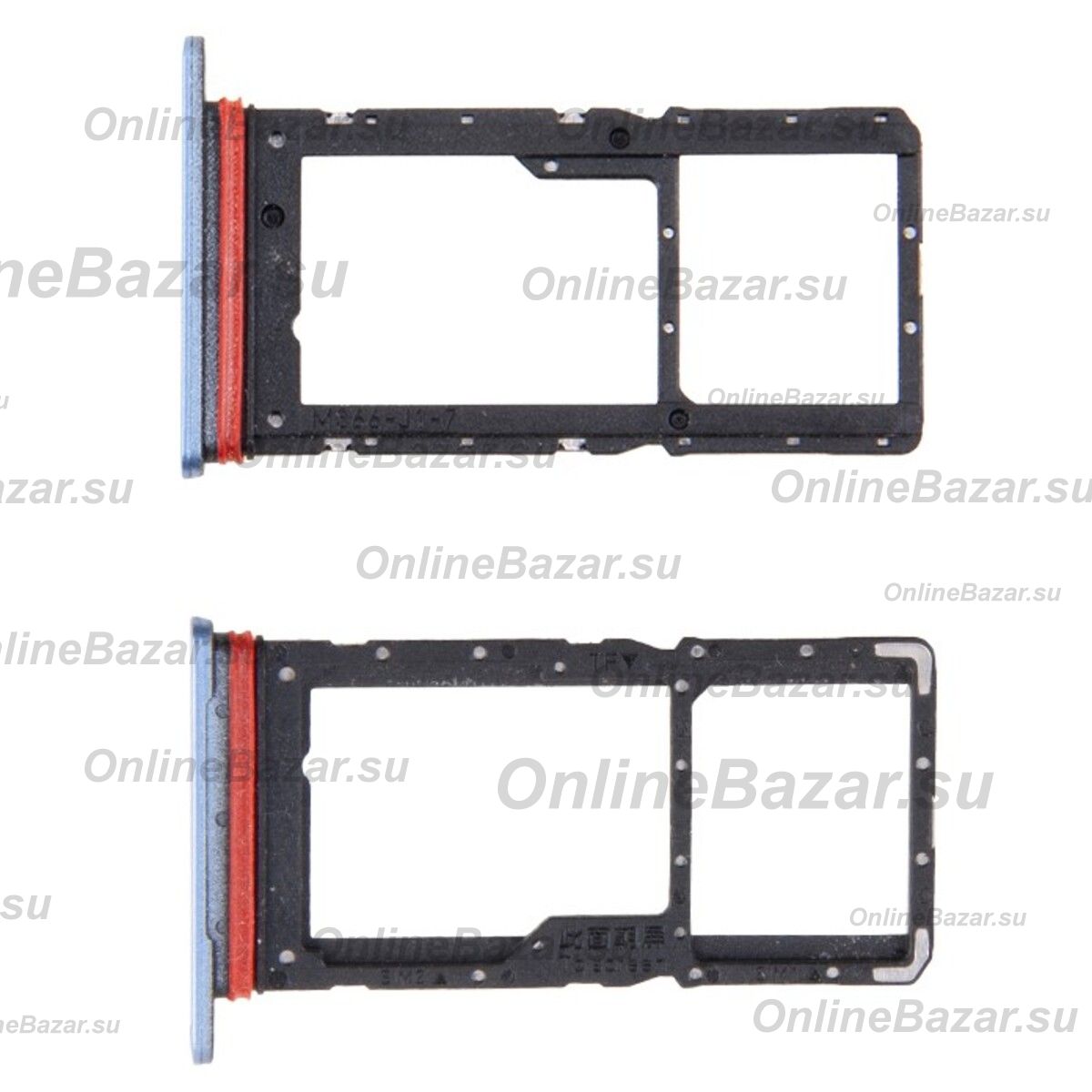 Лоток sim-карты для Honor X6a (WDY-LX1) <голубой> ― Nsk.OnlineBazar.su