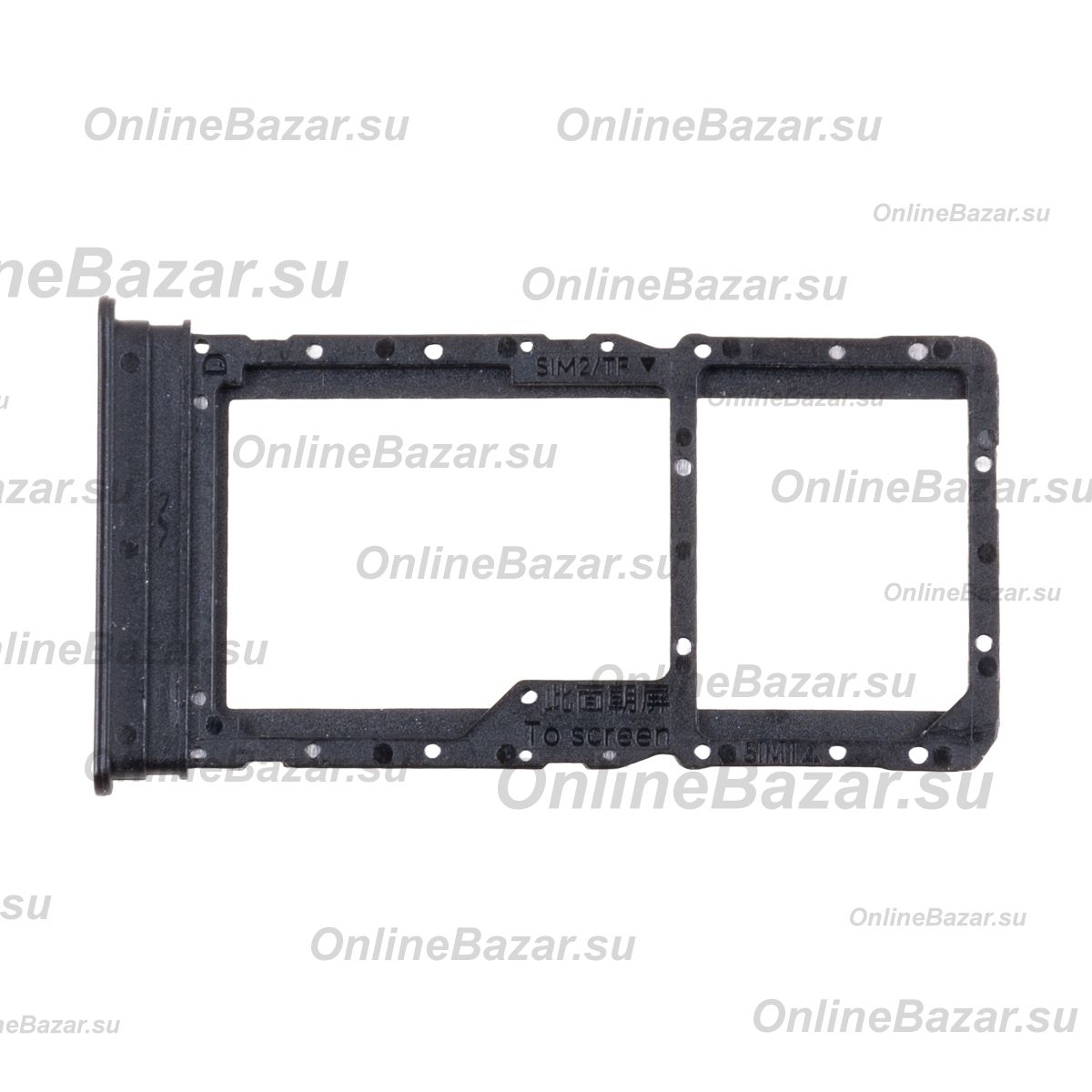 Лоток sim-карты для Honor X7c (ALT-LX1) <черный> ― Nsk.OnlineBazar.su