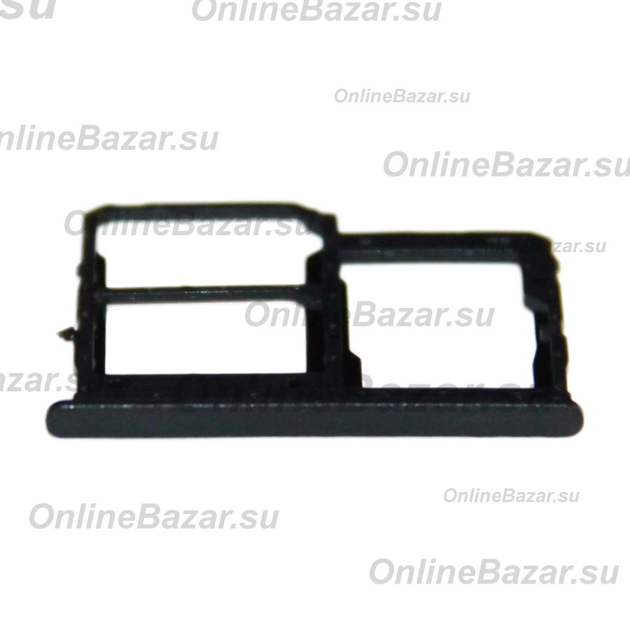 Лоток sim-карты для Samsung SM-A013F (Galaxy A01 Core) и карты памяти <черный> ― Nsk.OnlineBazar.su