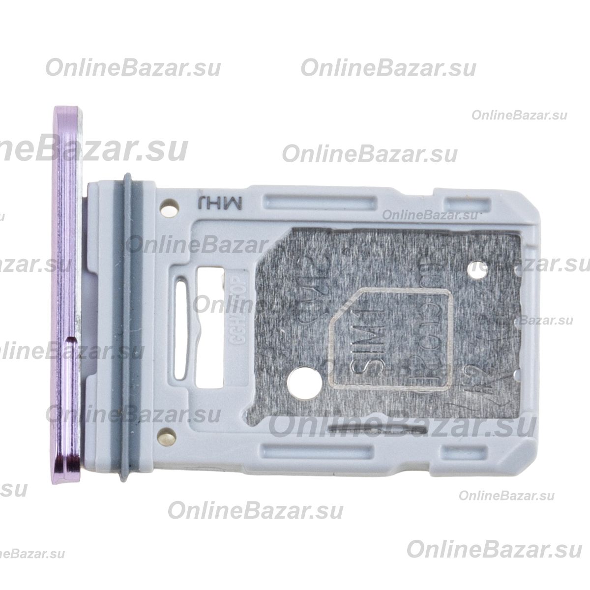 Лоток sim-карты для Samsung SM-G780F (Galaxy S20 FE) и карты памяти <лавандовый> ― Nsk.OnlineBazar.su