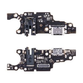 Плата нижняя для Honor X7a (RKY-LX1) на системный разъем, разъем гарнитуры и микрофон