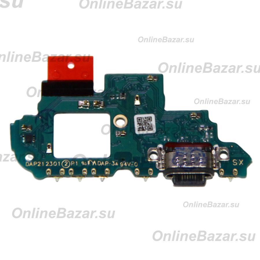 Плата нижняя для Samsung SM-A546E (Galaxy A54 5G) на системный разъем и микрофон (оригинал) ― Nsk.OnlineBazar.su