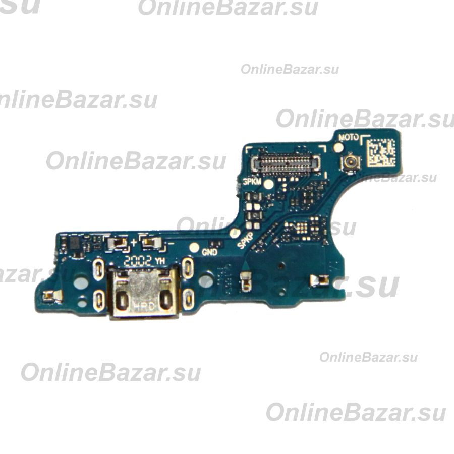 Плата нижняя для Samsung SM-A015F (Galaxy A01) на системный разъем и микрофон (узкий разъем шлейфа) ― Nsk.OnlineBazar.su