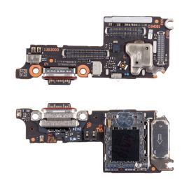 Плата нижняя для Xiaomi 15 на системный разъем, разъем Sim-карты и микрофон (оригинал)