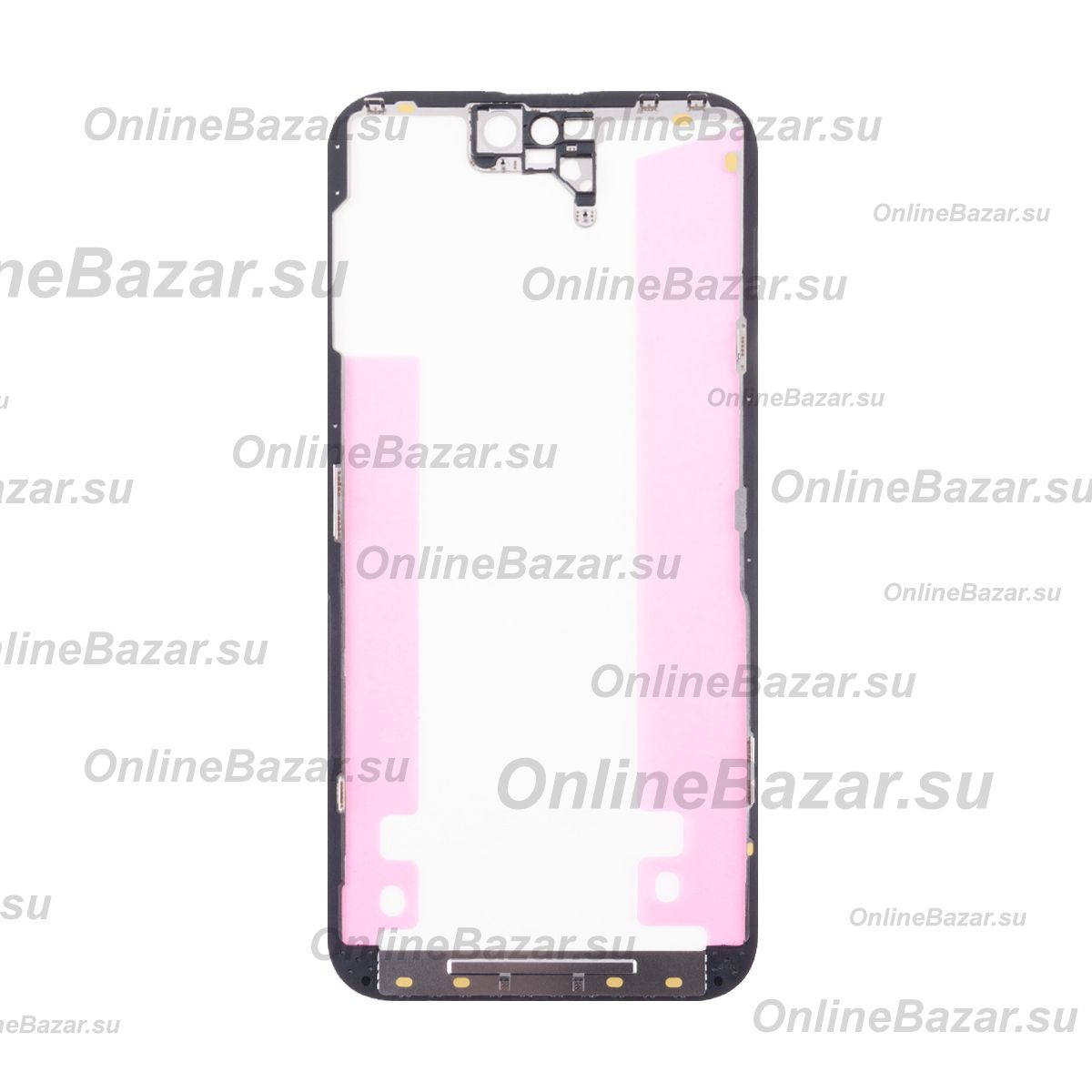 Рамка дисплея для Apple iPhone 14 Pro Max <черный> (оригинал) ― Nsk.OnlineBazar.su