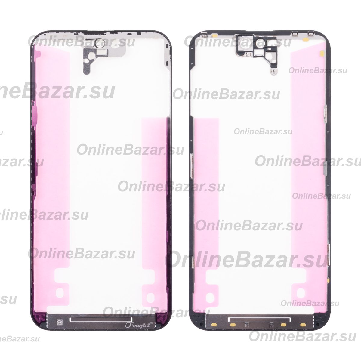 Рамка дисплея для Apple iPhone 14 Pro Max <черный> (оригинал) ― Nsk.OnlineBazar.su
