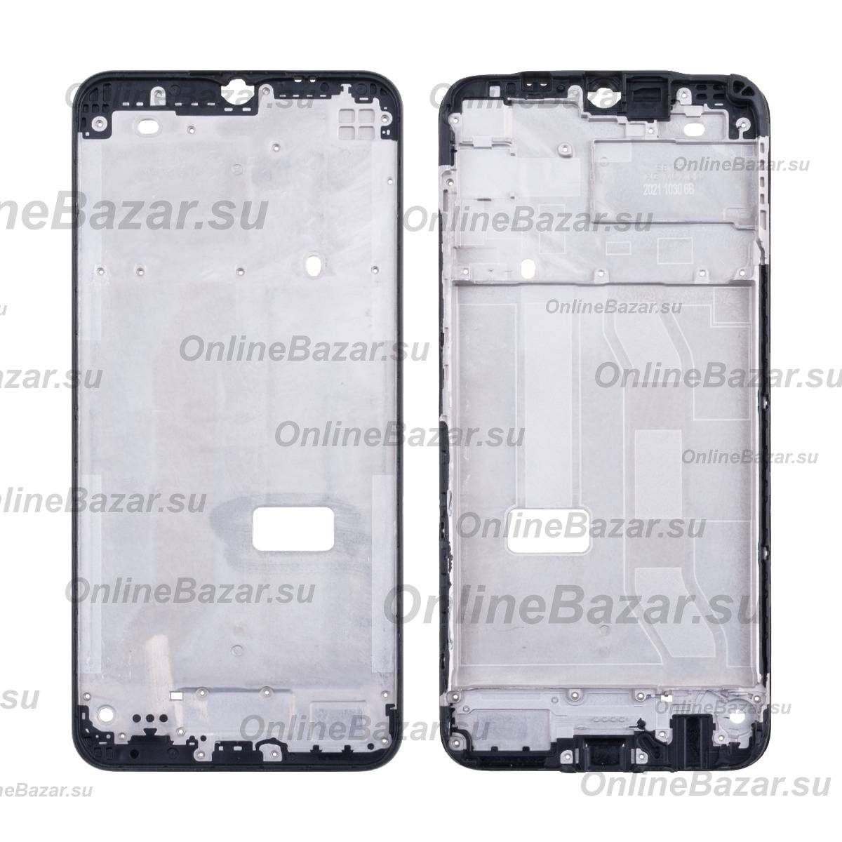 Рамка дисплея для Realme C25s <черный> ― Nsk.OnlineBazar.su