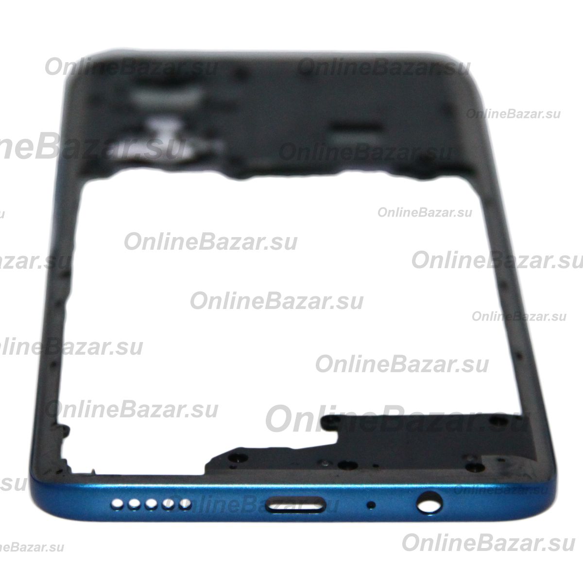 Средняя часть корпуса для Huawei Honor X7 <синий> ― Nsk.OnlineBazar.su