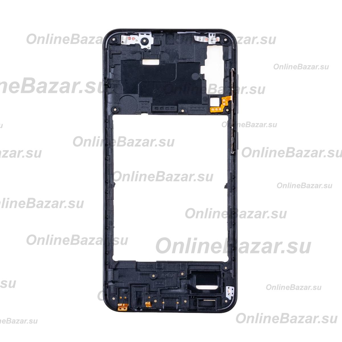 Средняя часть корпуса для Samsung SM-A505F (Galaxy A50) <черный> ― Nsk.OnlineBazar.su