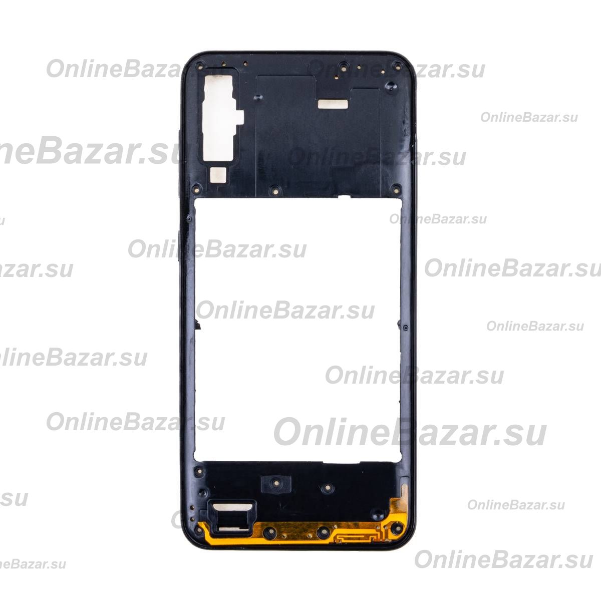 Средняя часть корпуса для Samsung SM-A505F (Galaxy A50) <черный> ― Nsk.OnlineBazar.su