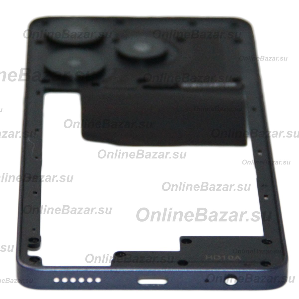Средняя часть корпуса для Tecno Spark 10 Pro (KI7) <черный> ― Nsk.OnlineBazar.su