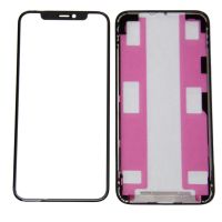 Стекло для Apple iPhone 11 Pro в сборе с рамкой и OCA пленкой <черный> ― Nsk.OnlineBazar.su