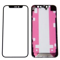 Стекло для Apple iPhone 12 mini в сборе с рамкой и OCA пленкой <черный> ― Nsk.OnlineBazar.su