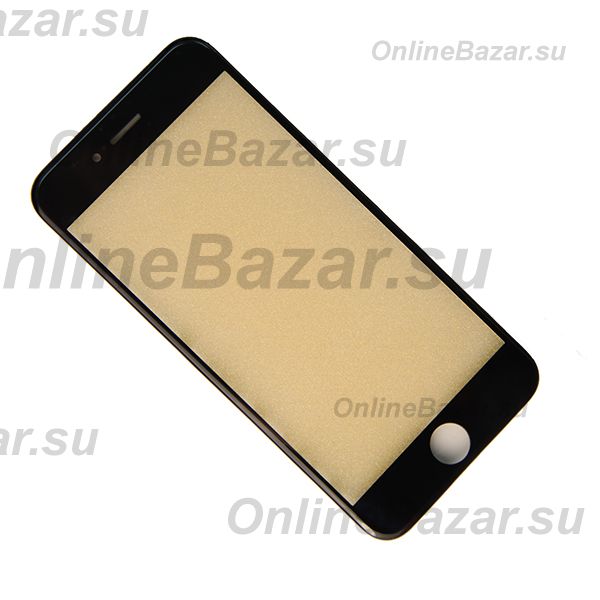 Стекло для Apple iPhone 6 в сборе с рамкой <черный> ― Nsk.OnlineBazar.su