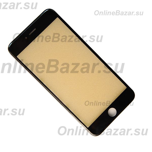 Стекло для Apple iPhone 6s Plus в сборе с рамкой <черный> ― Nsk.OnlineBazar.su