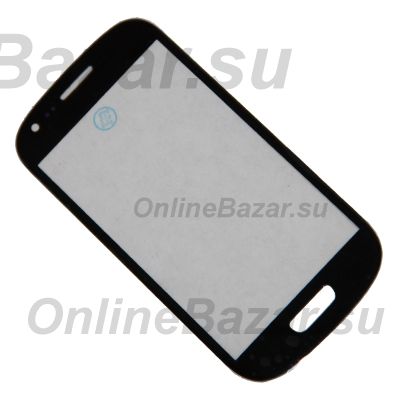 Стекло для Samsung i8190 (Galaxy S3 Mini) <черный> ― Nsk.OnlineBazar.su