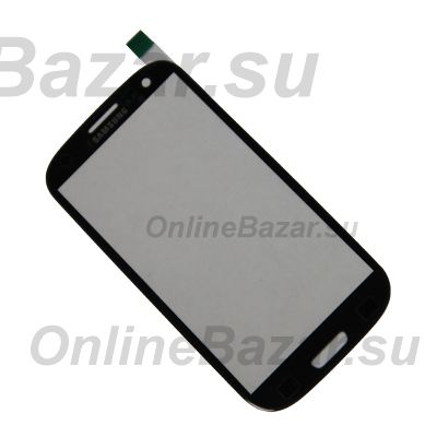 Стекло для Samsung i9305 (Galaxy SIII LTE) <серый> (премиум) ― Nsk.OnlineBazar.su
