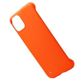 Чехол для Apple iPhone 11 Pro Max пластиковый с креплением для шнурка <оранжевый>