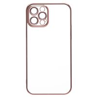 Чехол для Apple iPhone 12 Pro Max пластиковый с закрытой камерой <розовое золото> ― Nsk.OnlineBazar.su