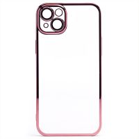 Чехол для Apple iPhone 14 Plus пластиковый с закрытой камерой <розовое золото> ― Nsk.OnlineBazar.su