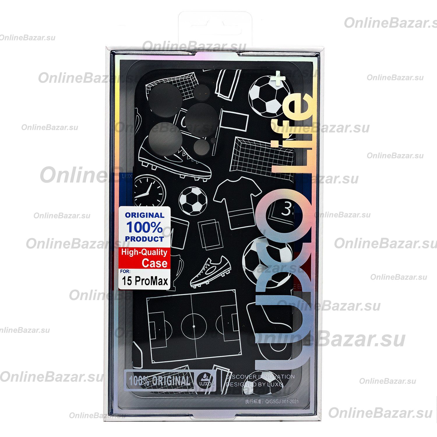 Чехол для Apple iPhone 15 Pro Max Luxo силиконовый (рис. 140) ― Nsk.OnlineBazar.su