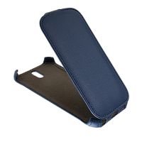 Чехол для HTC One SV (T528t) флип кожзам №1 <синий> ― Nsk.OnlineBazar.su