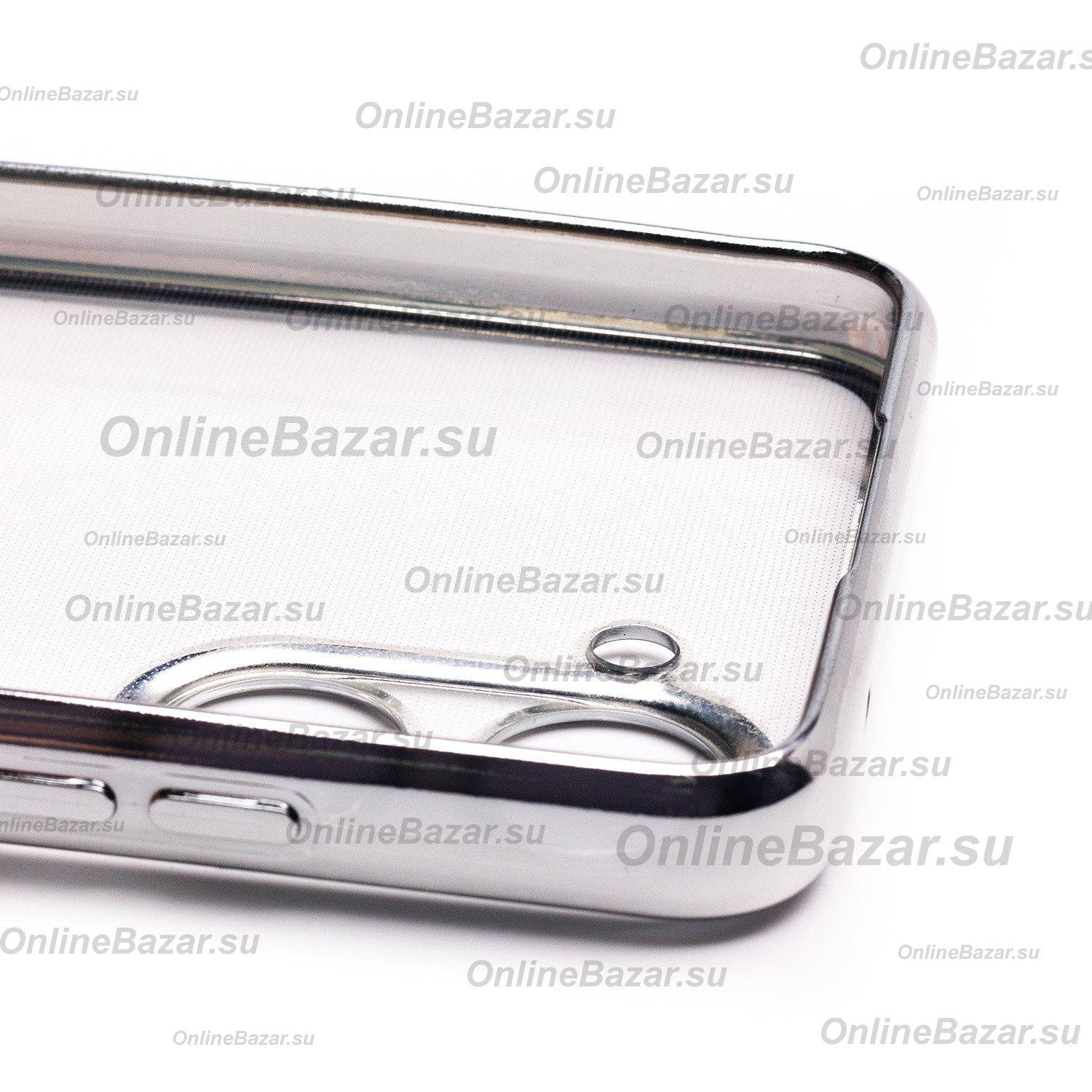 Чехол для Realme 10 силиконовый ультратонкий Pilot <серебристый> ― Nsk.OnlineBazar.su
