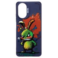 Чехол для Realme RMX3890 силиконовый (рис. 335/заяц) <темно-синий> ― Nsk.OnlineBazar.su