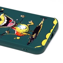 Чехол для Samsung SM-A546E (Galaxy A54 5G) силиконовый (рис. 335/собака) <темно-зеленый>