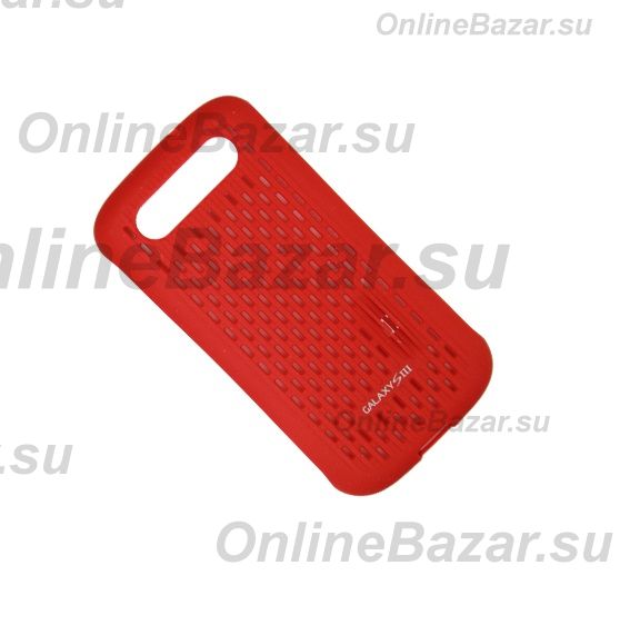 Чехол для Samsung i9305 (Galaxy SIII 4G) задняя крышка пластиковый Anymode COIN <красный> ― Nsk.OnlineBazar.su